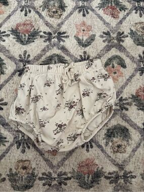 Jamie Kay Cream Floral Cotton Bloomers